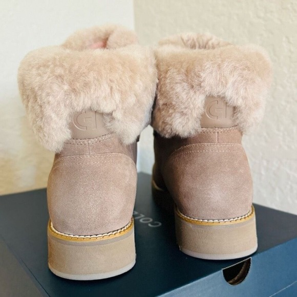 Cole Haan ZeroGrand Explore Upstate Waterproof Shearling Hiking Boot Size 10 NWT - Picture 11 of 14